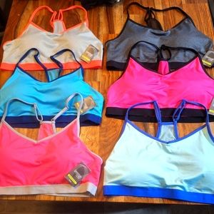Lot of 6 Danskin Now XXL (20) Cami Sports Bra's NWT